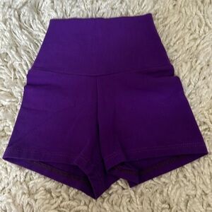 Mariia Shorts High Waist Purple Small